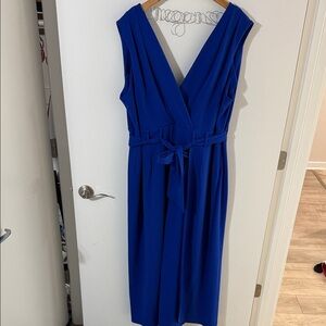 Elegant Blue Sleeveless romper